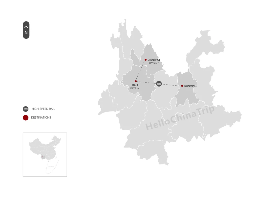 7-Day Yunnan Minorities Cultural Tour: Kunming,Dali and Lijiang