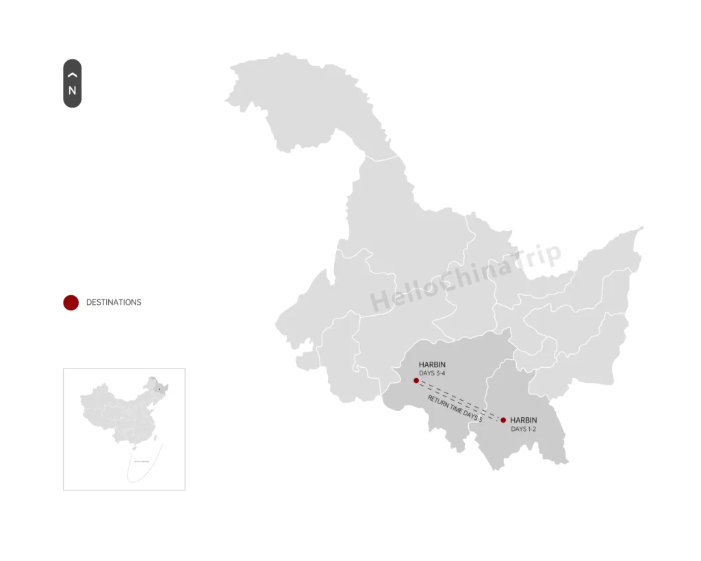 5 Days Harbin and China Snow Town Tour