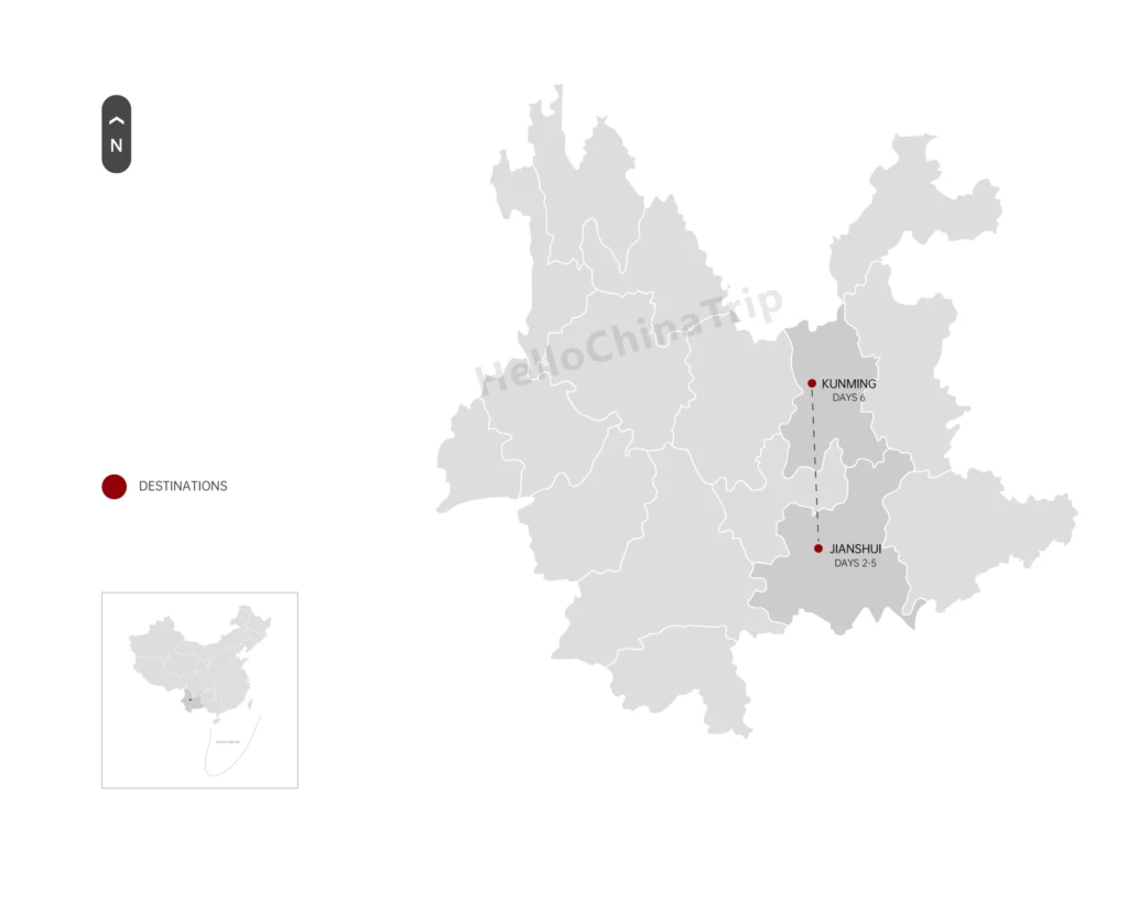 6-Day Jianshui and Yuanyang Tour