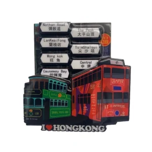 Victoria Harbour 3D Magnetic Fridge Magnet – Hong Kong Cultural Souvenir & Creative Landmark Decor