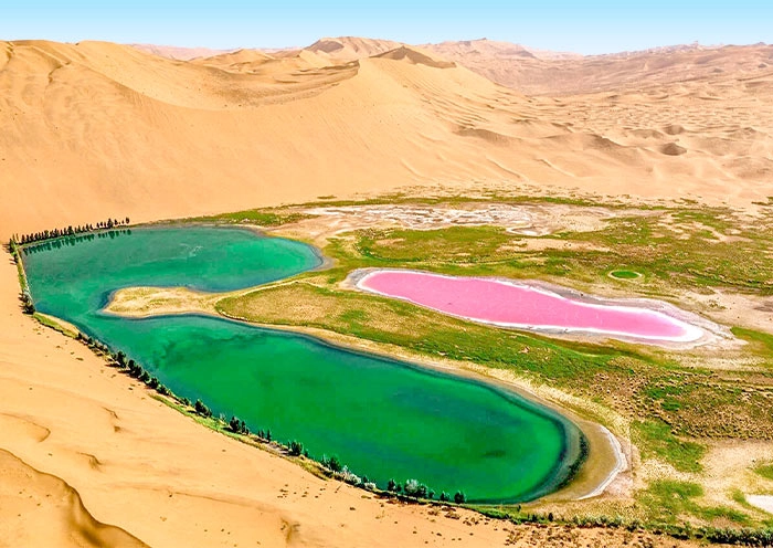 7 Days Gansu Highlights Tour with Badain Jaran Desert Adventure