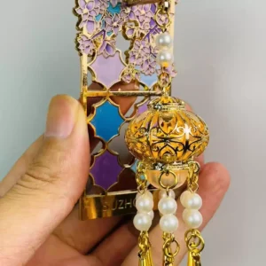 Glowing Humble Administrator’s Garden Magnet – Wisteria-Window Lantern Fridge Sticker