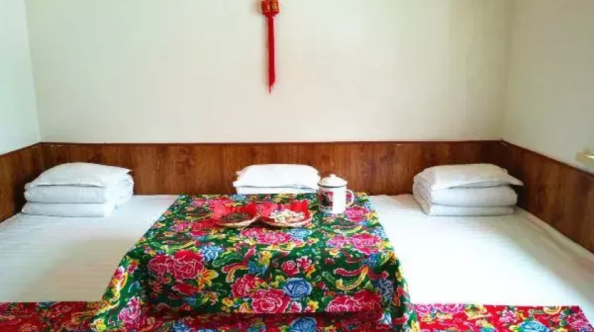 Spend the night on a traditional Kang bed
